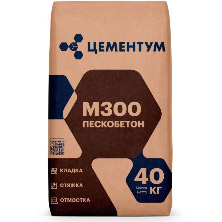 Пескобетон Цементум М-300 40 кг