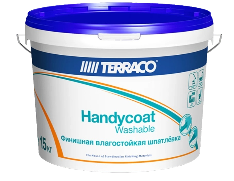 Шпатлевка финишная Terraco Handycoat Washable 15 кг