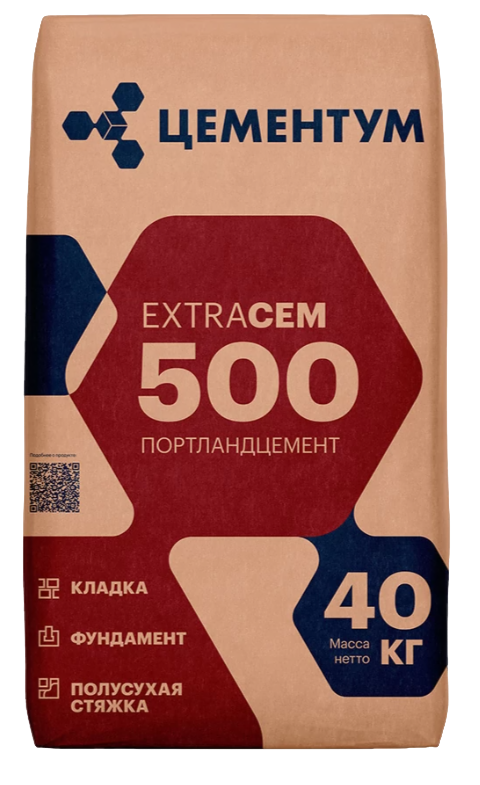 Цемент Цементум М500 40 кг: универсальный материал для надёжного строительства